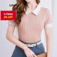 Camiseta Plissada Lovito: Elegância e Conforto - imagem 1