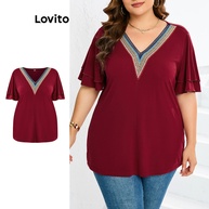 Camiseta Plus Size Lovito: Estilo e Conforto! - imagem 1