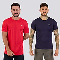 Camisetas Penalty X II: Kit Vermelha e Marinho - imagem 1
