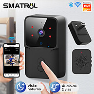 Campainha Wi-Fi Inteligente SMATRUL com Câmera HD e Visão Noturna - imagem 1