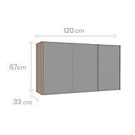 Armário Aéreo Cozinha 3 Portas Campanele - imagem 2