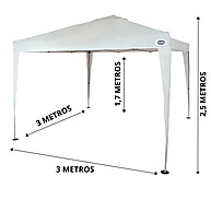 Gazebo X-Flex 3x3m: Sua Tenda para Praia e Camping - imagem 2