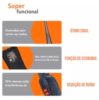 Rádio Comunicador BF-777S: Conexão Imbatível até 12km com 16 Canais UHF e VOX - imagem 2