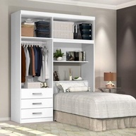 Guarda-Roupa Solteiro 4 Portas Cancun - Design Moderno e Funcionalidade - imagem 3