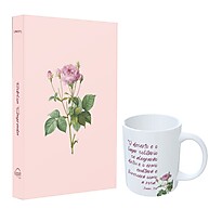 Bíblia Sagrada ACF Rosa Saron: Capa Dura Branca + Caneca - imagem 2
