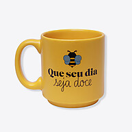 Caneca Mini Tina Abelhinha: Seu Café Mais Doce! - imagem 1