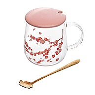 Caneca Sakura Wolff: Elegância em Vidro! - imagem 1