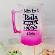 Canecas de Chopp Gradiente Personalizadas: Kit de 100 Unidades 300ml - imagem 1
