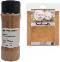 Pote com Canela em Pó 60Gr e Saquinho com Canela em Pó 20Gr - imagem 2
