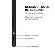WB Caneta Pencil Para Apple iPad com Palm Rejection e Ponta de Alta Precisão 1.0mm Preta - (Não compatível com iPads lançados antes de 2018) - imagem 4