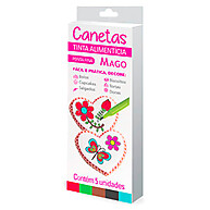 Caneta Decoradora de Alimentos: 5 Cores Mago - imagem 1