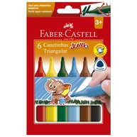 Caneta Jumbo Faber-Castell: 6 Cores para Criar! - imagem 1