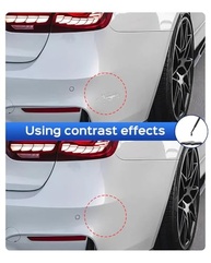 Tinta de Retoque para BMW - Caneta Automotiva Preta para Arranhões (Prata Glacial Metálica A83) - imagem 5