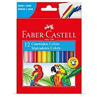Canetinhas Hidrográficas Faber Castell: 12 Cores Vibrantes! - imagem 1