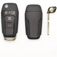 Chave Canivete Ford Ka Novo Fusion 3 Botões - Carcaça para Substituição Completa - imagem 3