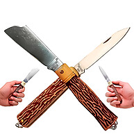 Canivete Multifuncional Inox: Lâminas 18cm e 14cm - imagem 1