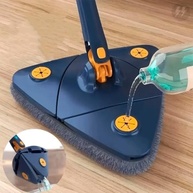 Mop Triangular Giratório 360° com Função Espremedor – Limpeza Profunda em Cantos e Superfícies Difíceis - imagem 5