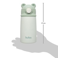 Copo Térmico Buba Ursinho Verde 320ml - Parede Dupla com Canudo Silicone - imagem 3