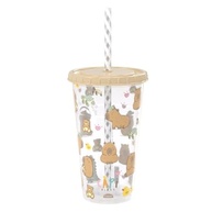 Copo Decorado Capivara com Canudo 500ml - PP Atóxico BPA Free | Ideal para Crianças - imagem 2