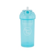 Copinho com Canudo Twistshake 360ml Azul Pastel - Seguro, Antivazamento e Ideal para Bebês a Partir de 6 Meses - imagem 1