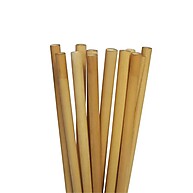 Canudo Ecológico em Bambu – 12 Unidades Rizzo - imagem 1