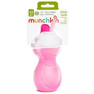 Munchkin® Copo Infantil Click Lock™ com Canudo Flexível Rosa 265ml - Seguro, Sem Vazamentos e Livre de BPA - imagem 4