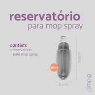 Reservatório para Mop Spray Simplo - Alta Capacidade com Canudo para Limpeza Profunda - imagem 4