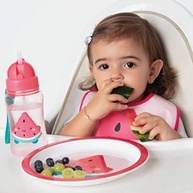Garrafinha Frutti Melancia Buba - 400ml com Canudo Retrátil e Proteção Flip-Top - imagem 3