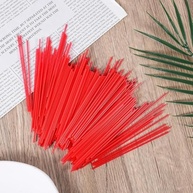 200 canudos de lata de spray, 12 cm de comprimento, material PP vermelho, canudos de substituição para limpador de tinta, óleo lubrificante, espaço estreito - imagem 4