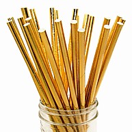 Canudos Dourados Nacarados: Elegância Sustentável - imagem 1
