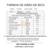 Farinha de Grão de Bico Premium | Marca Ca.Nuts (2 Kg) - imagem 3