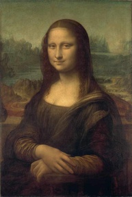Mona Lisa de Leonardo da Vinci - Tela Canvas 50x74cm | Arte Clássica para Decoração - imagem 1