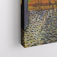 Quadro Van Gogh Terraço do Café à Noite - Canvas Látex 60x40cm | Arte Premium com Borda Infinita - imagem 4