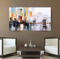 Quadro Tela Canvas 90x60cm Abstrato Ponte Cor - Impressão em Alta Resolução com Borda Infinita - imagem 5