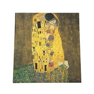 Quadro O Beijo de Gustav Klimt - Canvas Decorativo 60x60cm com Borda Infinita - imagem 2