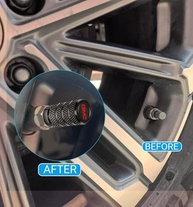 Tampas de Válvula de Pneu Premium para GMC Sierra, Canyon, Yukon e Mais - Proteção e Estilo (5 Peças) - imagem 5