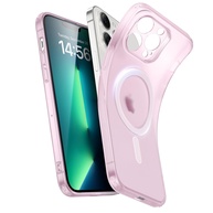 Capa ESR para iPhone 13 Pro Rosa Fosco: MagSafe, Proteção Militar e Design Elegante - imagem 1