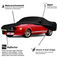 Capa de Carro Yixin Impermeável para Ford Mustang 1964-1973: Proteção Total e Acesso Fácil - imagem 3