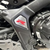 Capa Lateral Moldura Aço Inox para Honda CBR650R CB650R 2019-2025 (Vermelho Sólido) - imagem 4