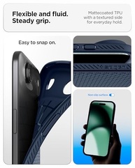 Capa Spigen Liquid Air para iPhone 17 Air - Azul Marinho: Proteção Premium e Estilo Moderno - imagem 5