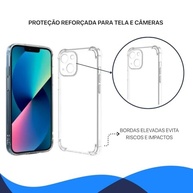 Capa Anti Shock Slim Transparente para iPhone 13: Proteção Elegante e Segura - imagem 4