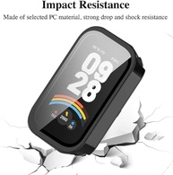 Capa Bumper Protetora Preta com Película Integrada para Xiaomi Smart Band 9 Active - imagem 5