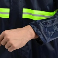 Capa de Chuva Impermeável com Calça Conjunto Capa de Chuva Impermeável com Touca e Viseira Ideal Para Motoqueiros - YODHE - imagem 5