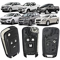 Capa Chave Canivete GM 3 Botões - Compatível com Onix, Cruze e Mais - imagem 1