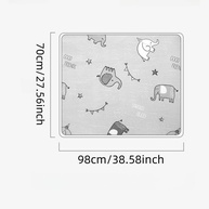 1 capa de musselina para amamentação do bebê, capa respirável para amamentação, avental de amamentação para mãe, dossel multiuso para assento de carro (trigo de verão) - imagem 5