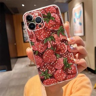 Capa de Celular Morango Kawaii: iPhone 17/16/15/14/13 - imagem 1