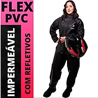 Capa de Chuva Feminina para Moto: 100% Impermeável - imagem 1