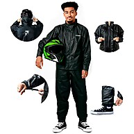 Capa de Chuva Motoqueiro: Impermeável e Reforçada - imagem 1
