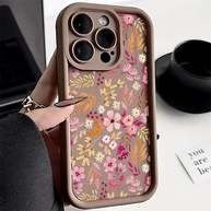 Capa de Silicone Floral para iPhone - imagem 1