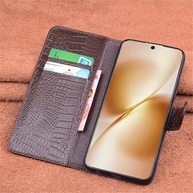 Capa Carteira VIVO X200: Couro Genuíno + Imã - imagem 4